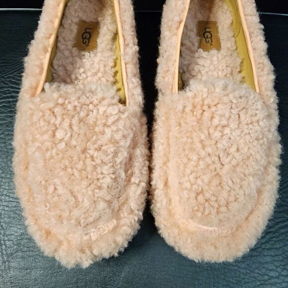 UGG 'Hailey' Fluff Loafer Slip-On - Suntan                                   373 - Picture 5 of 14